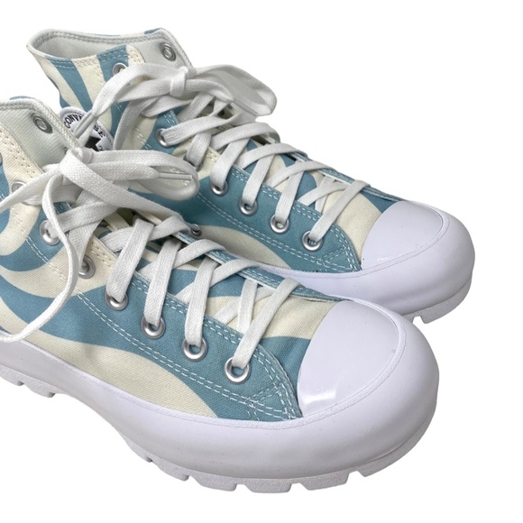 Converse Ctas Lugged Blue Candy Canvas High Top Women's Sneakers Skate A10017C - Picture 7 of 10